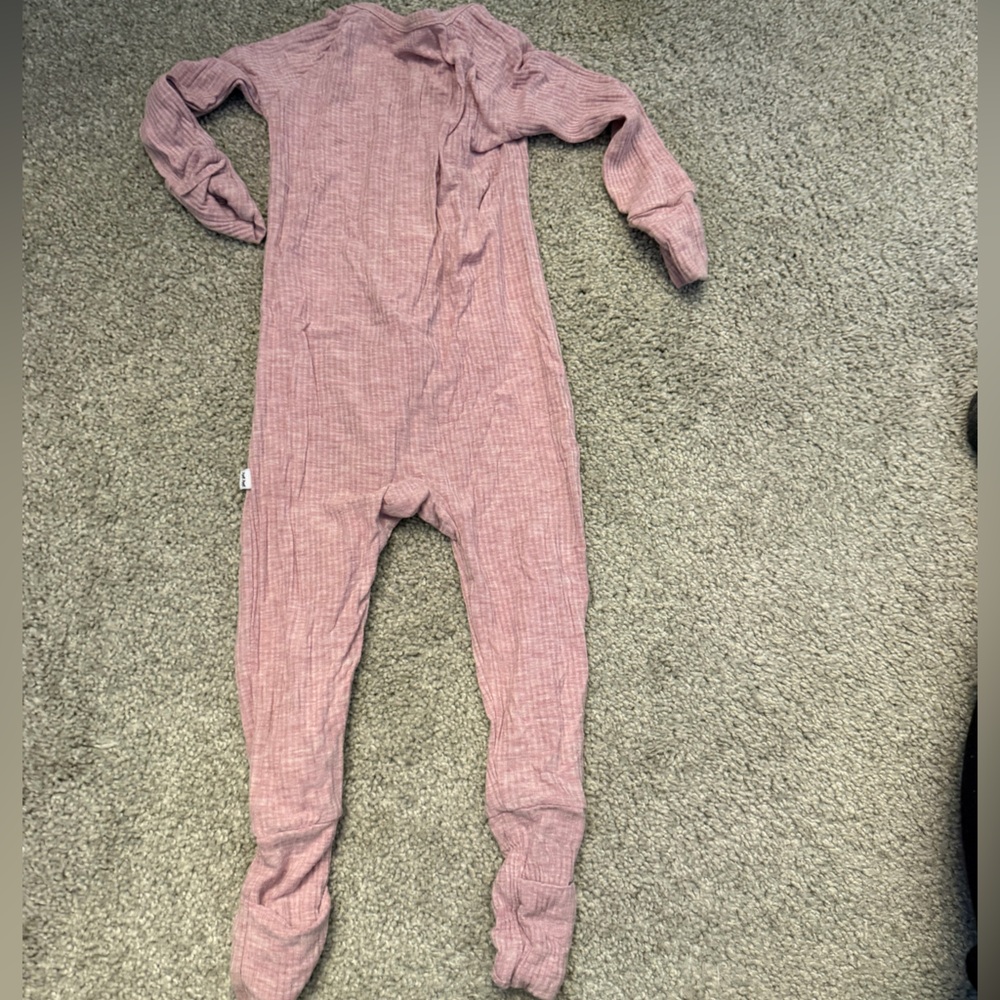Little Sleepies Pink Kids One Piece Footie